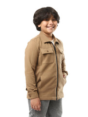 Veste Garçon Élégante avec Fermeture Éclair – Confort et Style Moderne pour le Quotidien - OSH23APCR19807TB1