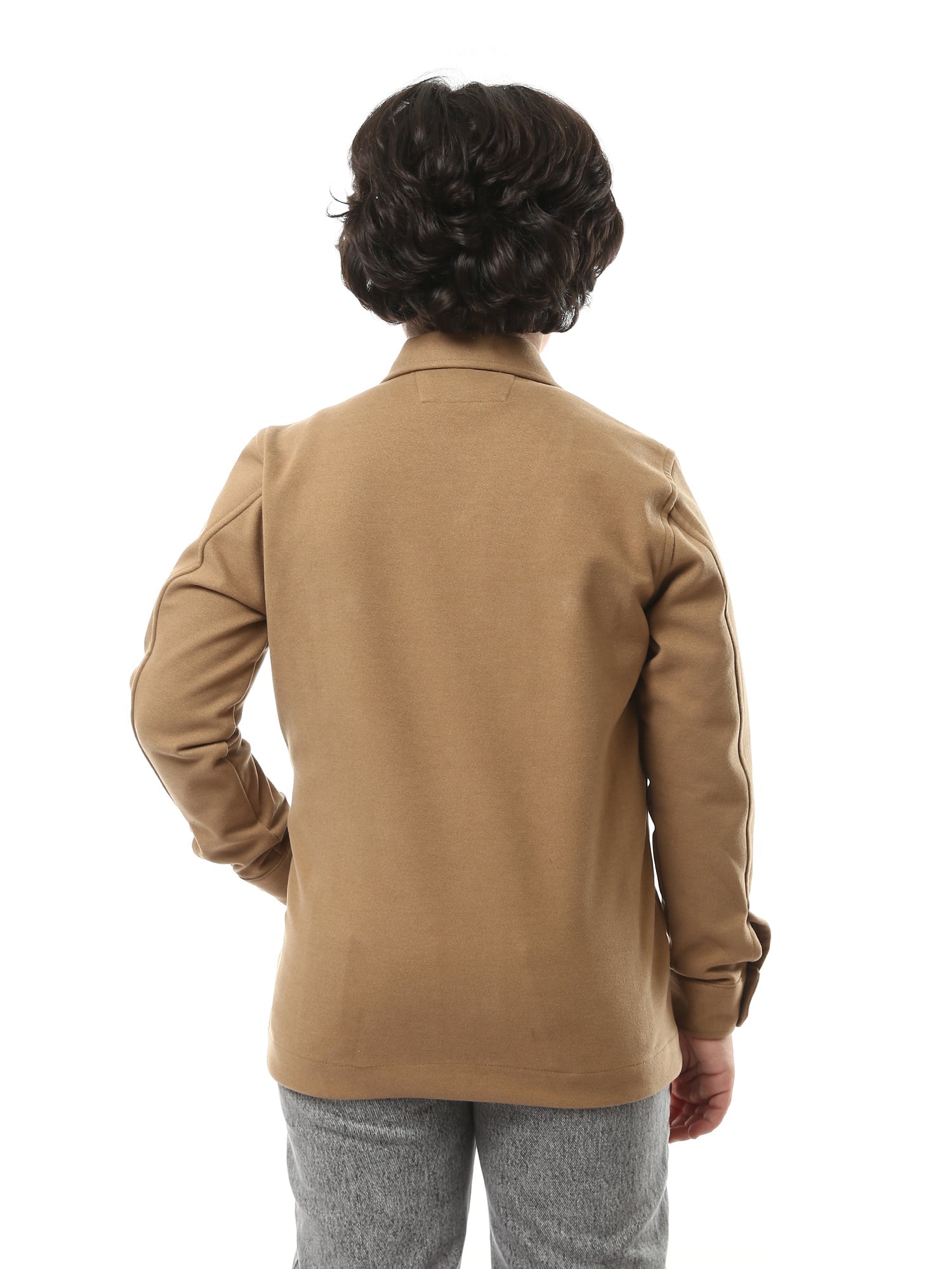 Veste garçon avec fermeture zippée et poches à rabat au design moderne – OSH23APCR19807TB1