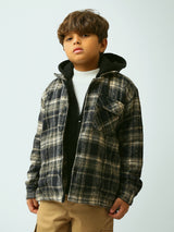 Surchemise garçon à carreaux, avec poche poitrine – OSH26WCLR31101TB1