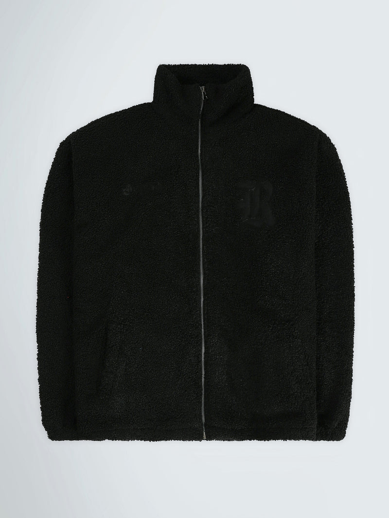 Veste Homme en Polaire Sherpa Zippée avec Broderie – Style Casual - OSH26WEST19191TM1