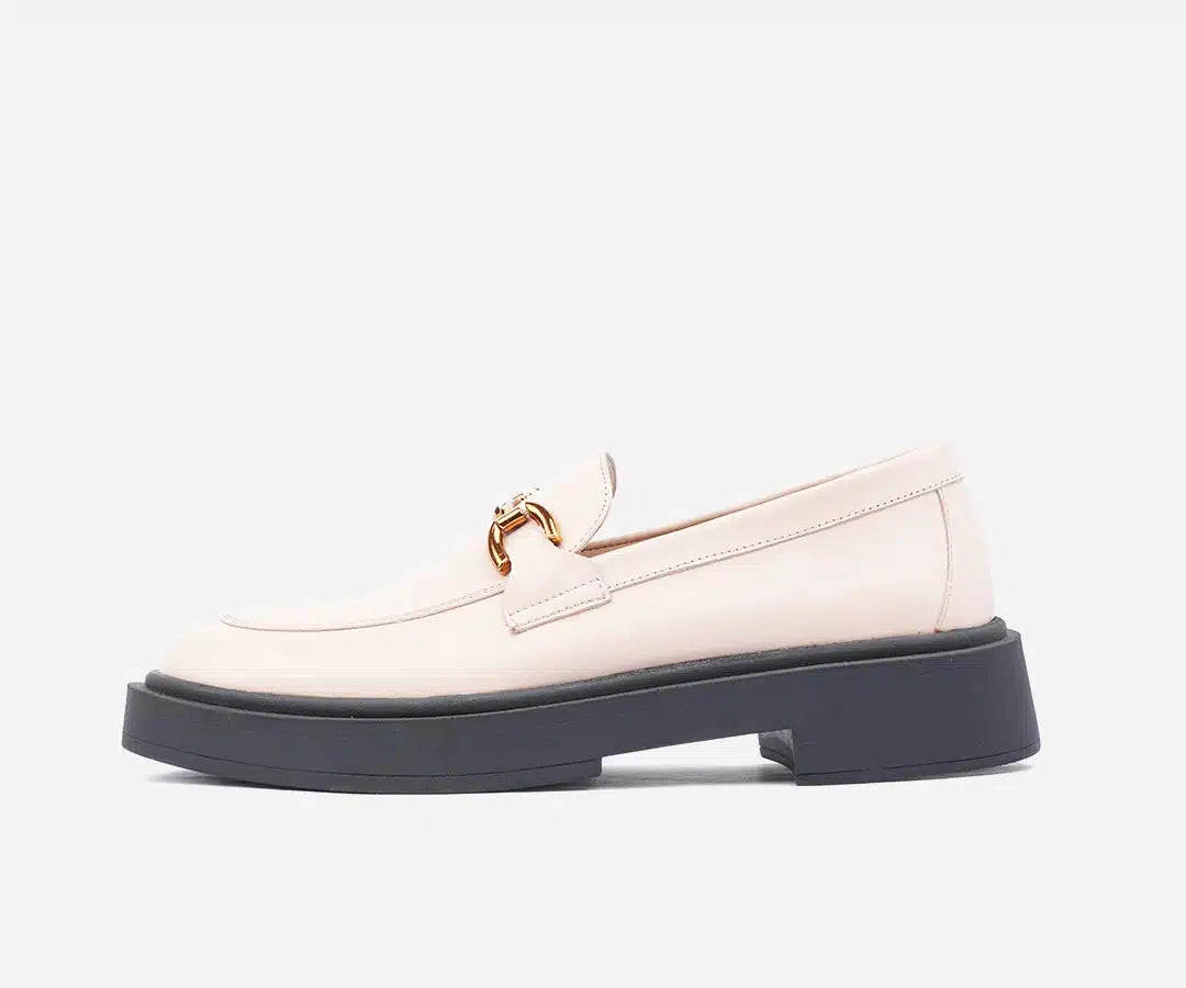 Mocassins effet serpent à semelle épaisse – op200