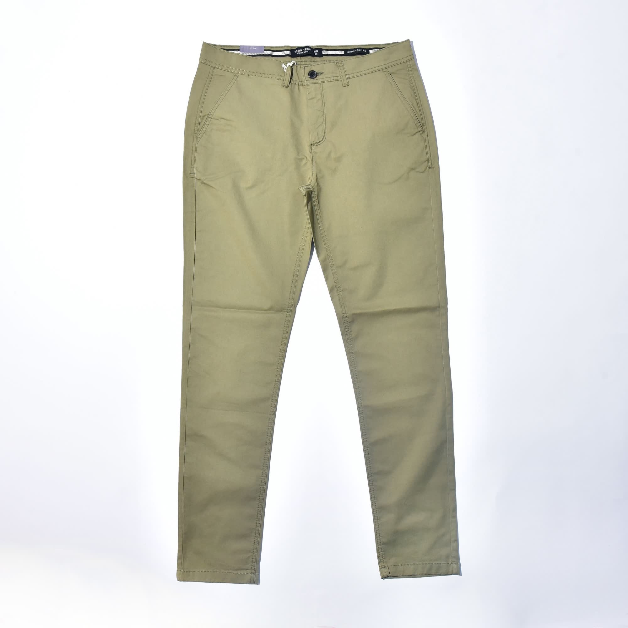 Pantalon homme en tissu à coupe droite et confortable, idéal pour un usage quotidien – PAN22GFGA23558TS1