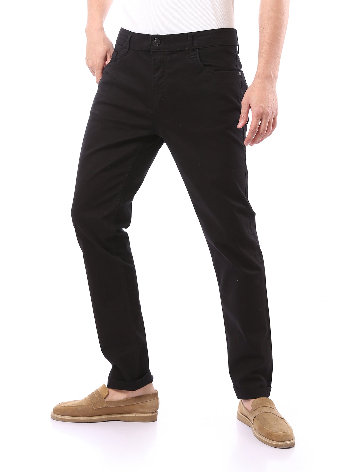 Pantalon Chino Homme Noir – Élégance et Confort au Quotidien - PAN22SFGA22991TM1