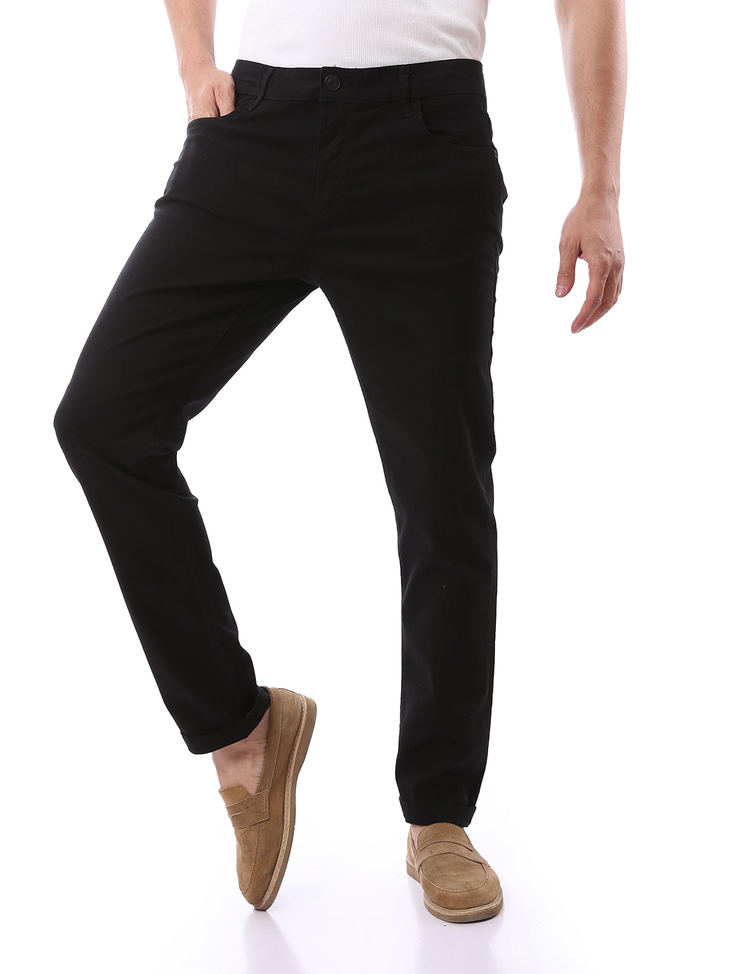Pantalon Chino Homme Noir – Élégance et Confort au Quotidien - PAN22SFGA22991TM1