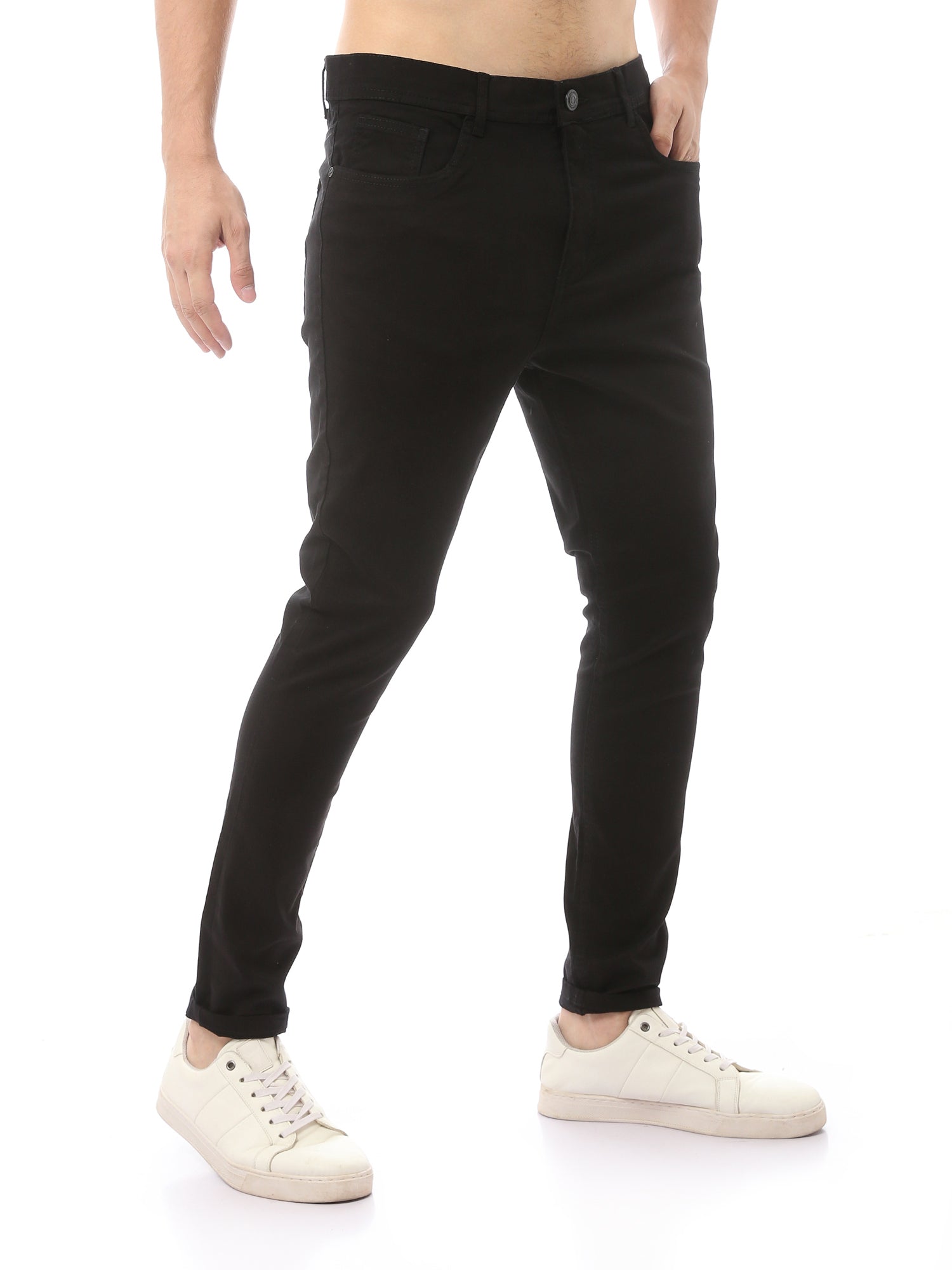 Pantalon homme en tissu coupe skinny – Classique et confortable pour un usage quotidien - PAN22SFGA22998TM1