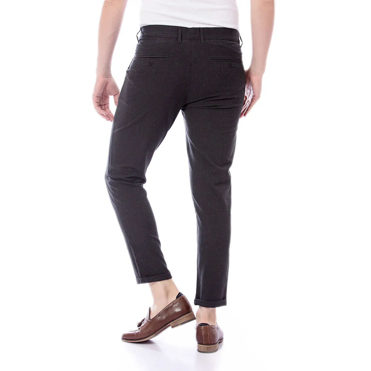 Pantalon Homme Coupe Ajustée à Pinces – Style Chic Moderne - TRO22SFGA23575TM1