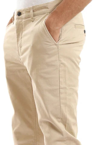 Pantalon Chino Homme Coupe Ajustée – Style Casual Chic - PAN22GFGA23251TS1