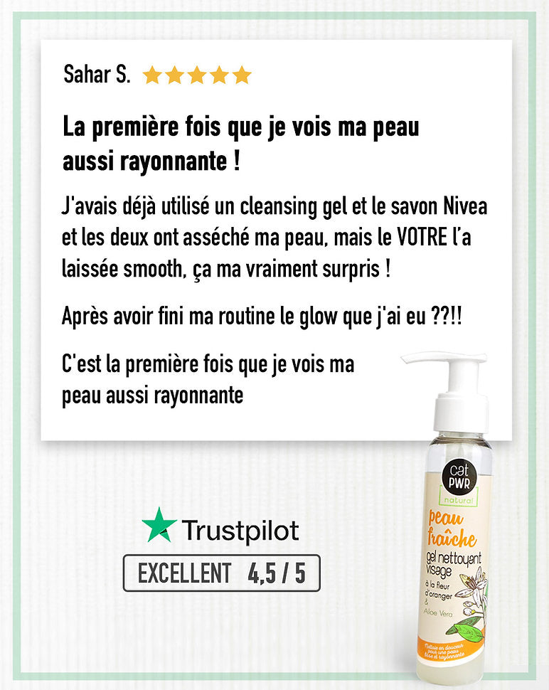 PEAU FRAÎCHE Gel Nettoyant Visage Sans Sulfate pour un Éclat Naturel | UrbanK URBANK