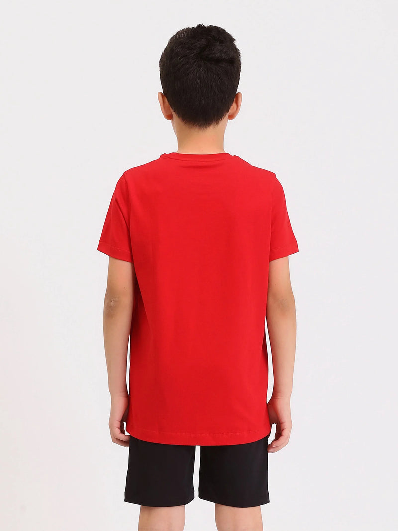 Pyjama Ado Garçon 2 Pièces Été – T-shirt Imprimé + Short - PJS25SSNP77039MJ1