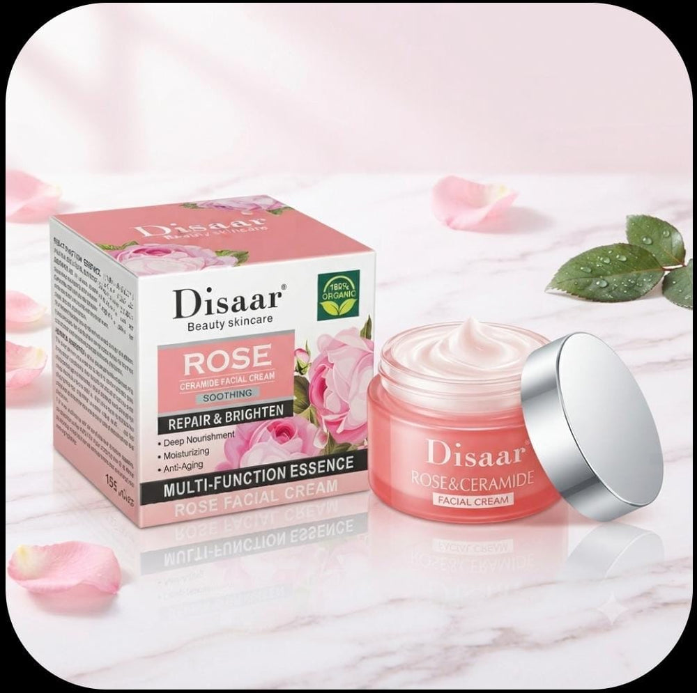 Crème Visage Disaar Rose & Céramide – Réparation & Éclat