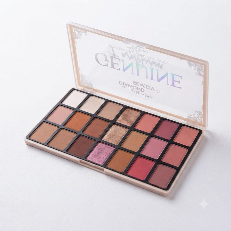 Kit Beauté Complet avec Palette de maquillage 21 couleurs, 5 mini Éponges et Trousse WASHBAG