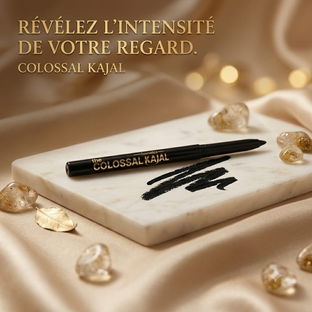 Pack de 4 Crayons khôl kajal couleur Noir Profond à pointe retractable