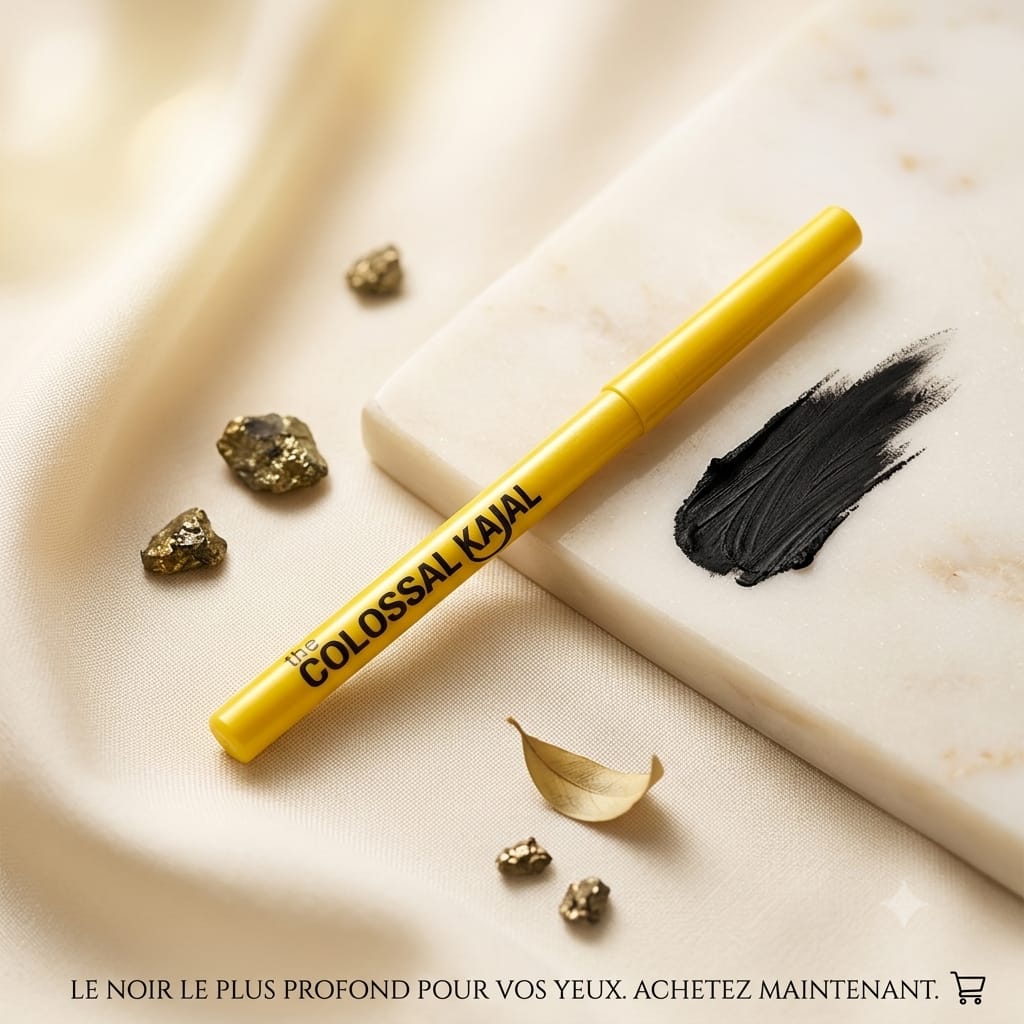 Pack de 4 Crayons khôl kajal couleur Noir Profond à pointe retractable