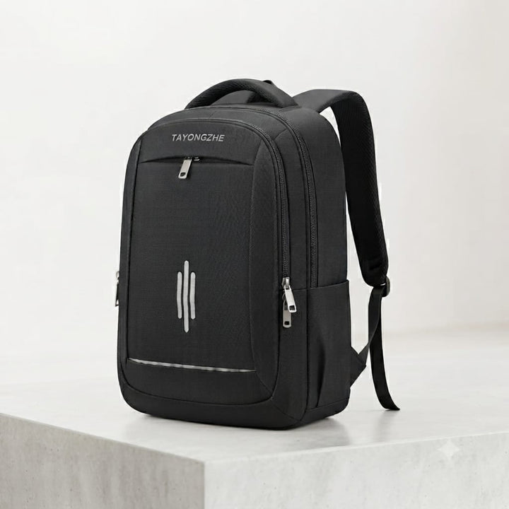 Sac à dos multifonctionnel grande capacité pour voyage, affaires, cartable PC NOIR