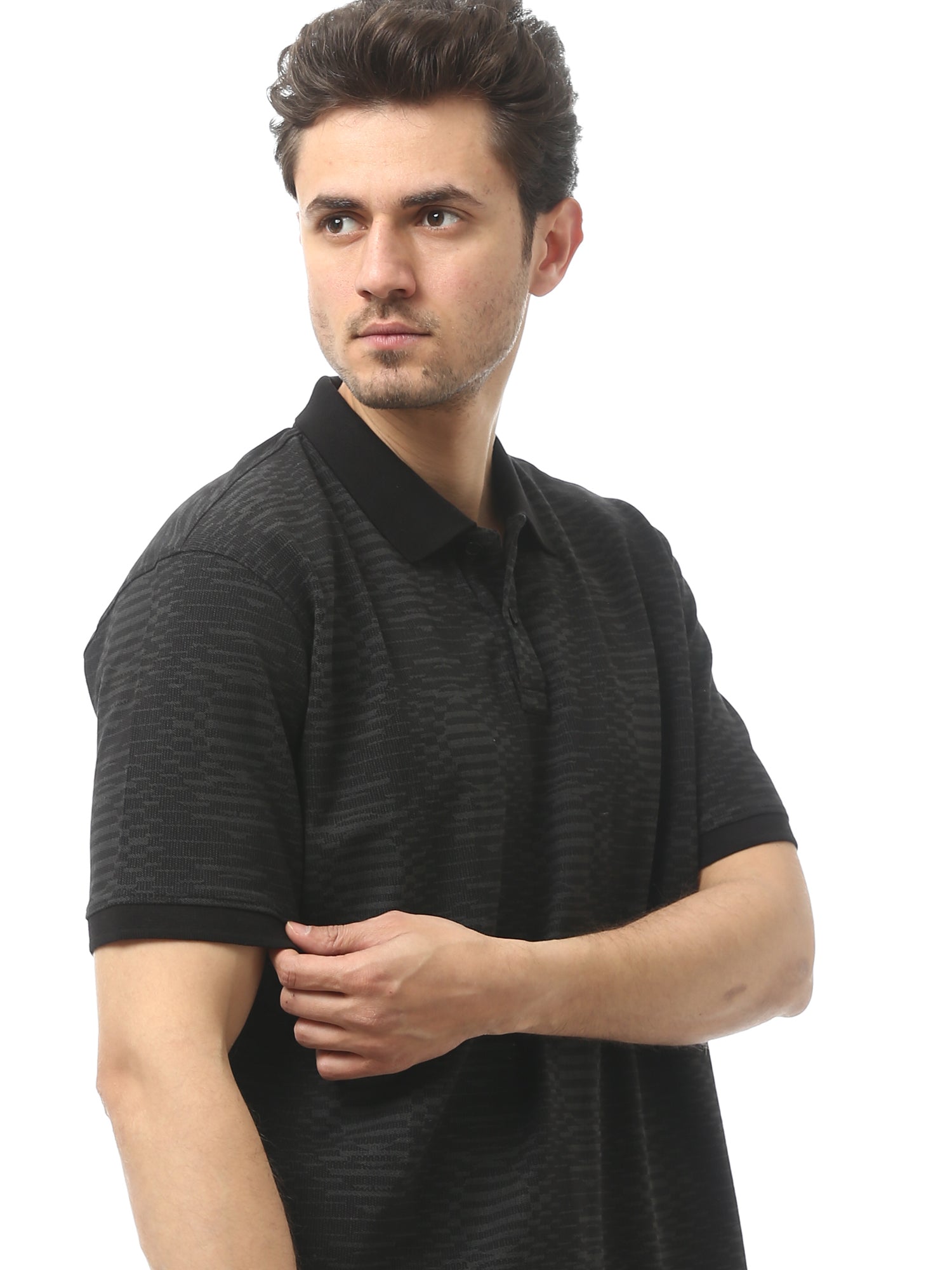Polo Homme à Rayures Subtiles – Élégance Décontractée et Confort - POS24SAPR21779TM1