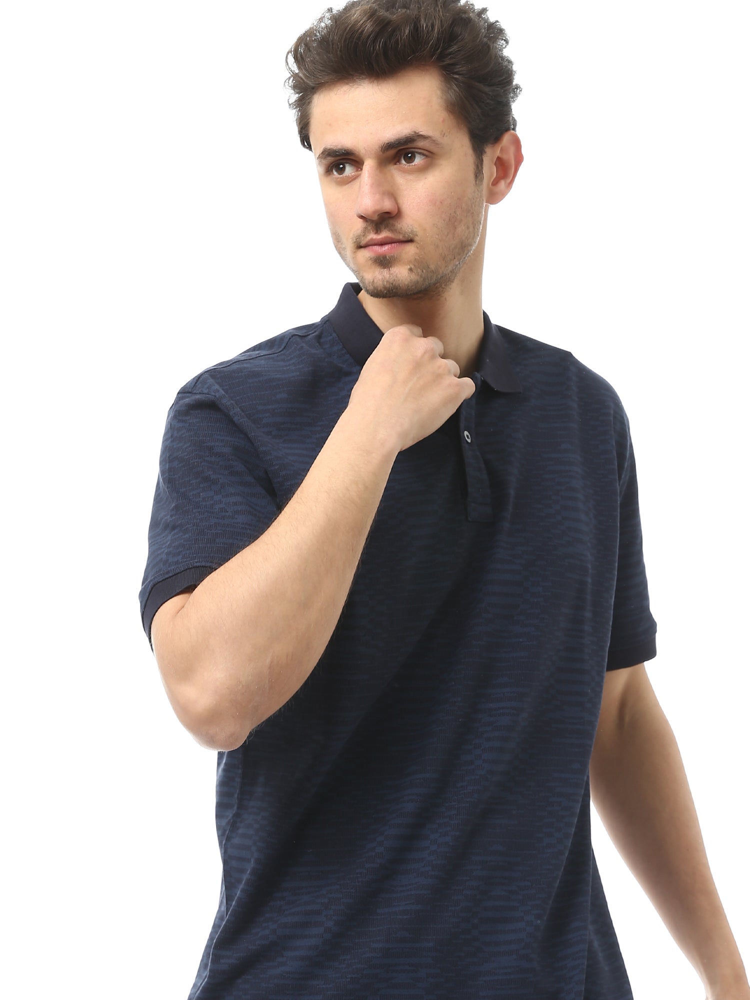 Polo Homme à Rayures Subtiles – Élégance Décontractée et Confort - POS24SAPR21779TM1