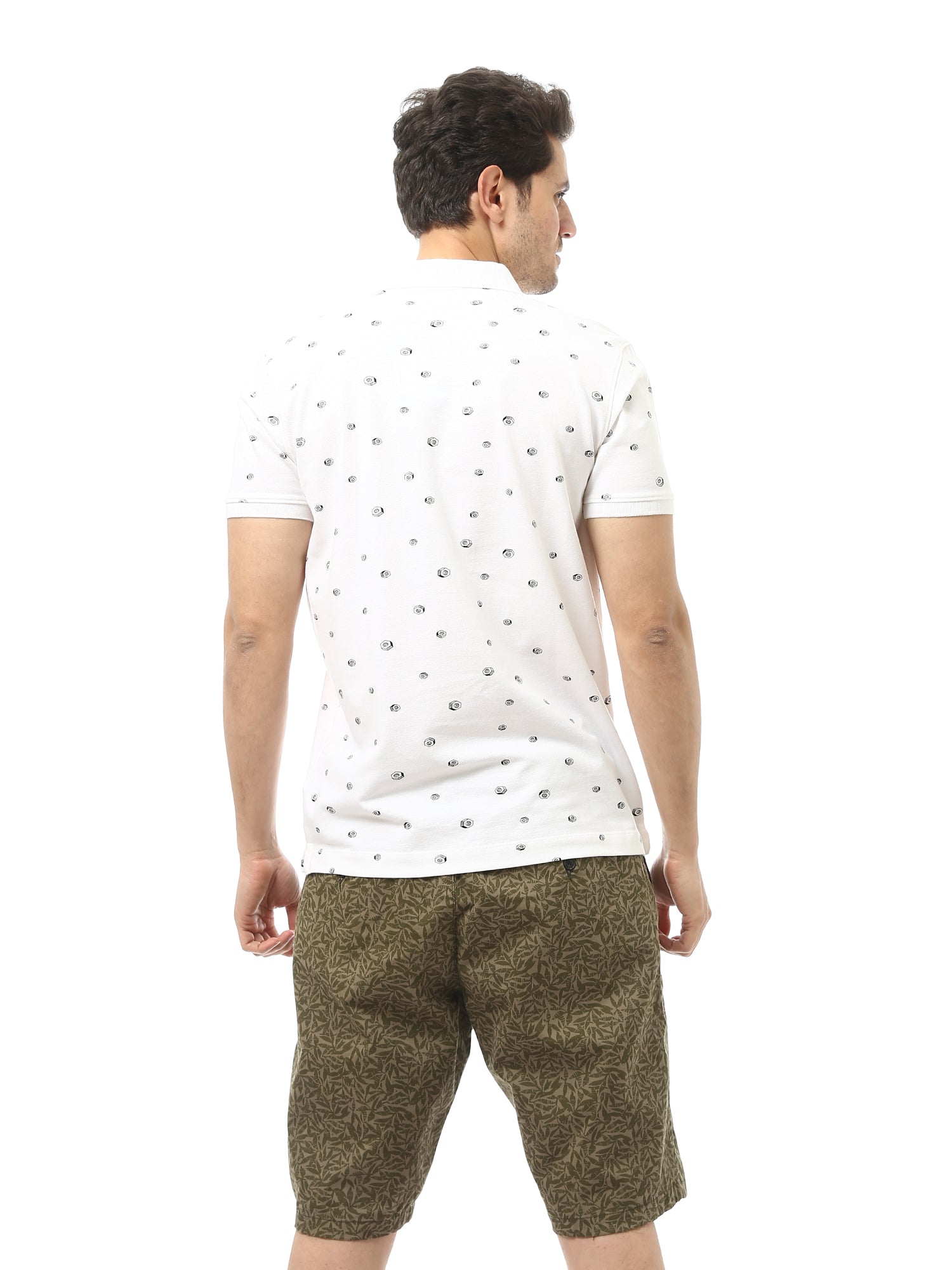 <tc>Polo pour hommes avec motif distinctif - POS24SAPR21811TM1</tc>