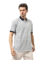 Polo homme à motif géométrique – POS24SAPR21828TM1