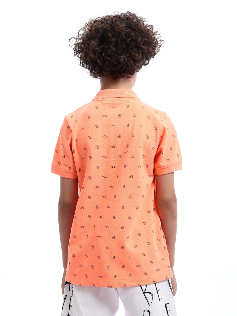 Polo garçon unique avec illustrations – POS24SAPR31289TB1