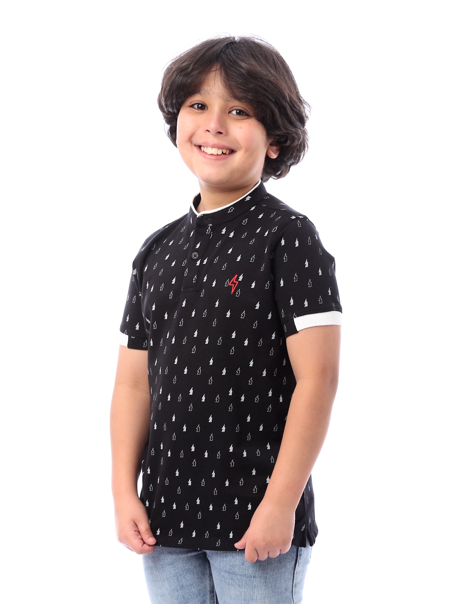 Polo garçon avec illustrations distinctives – POS24SAPU31295TB1