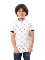 T-shirt polo pour garçon avec impressions distinctives - POS24SAPU31295TB1