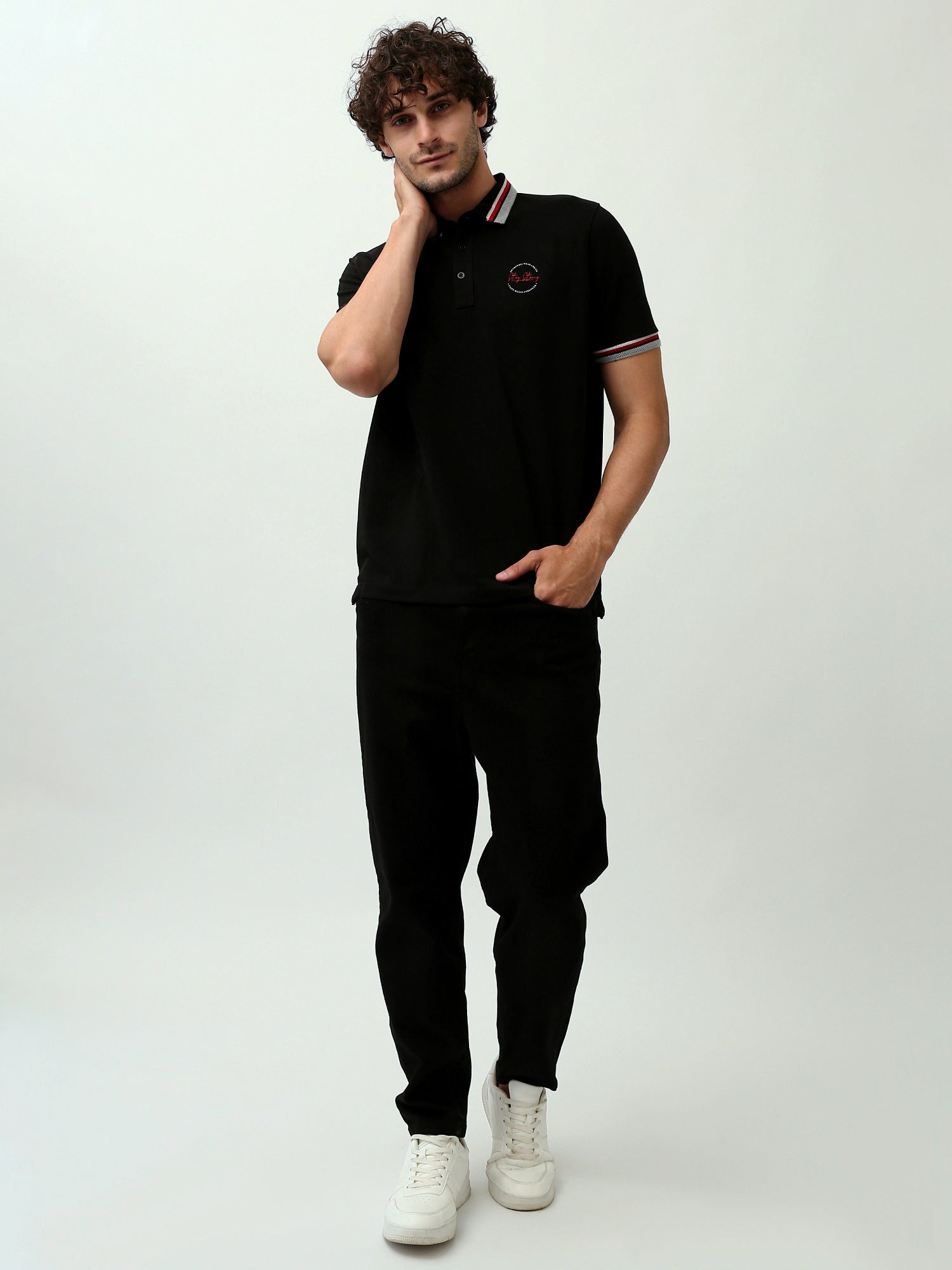 Polo Homme Élégant – Design Moderne avec Détails Colorés et Logo Distinctif - POS24SBPR21750TM1