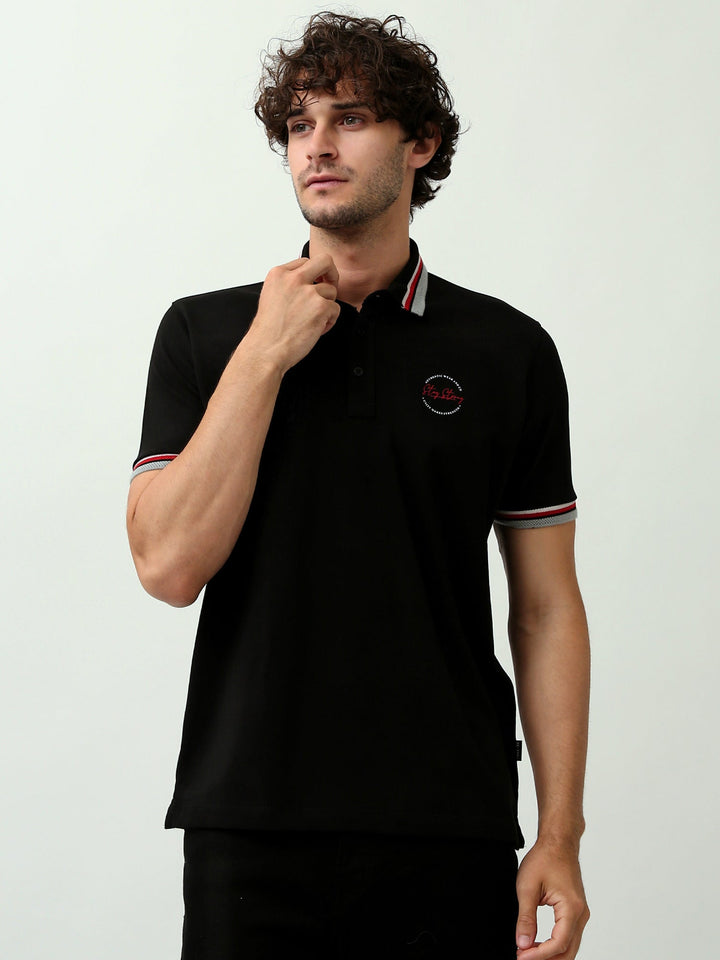 Polo Homme Élégant – Design Moderne avec Détails Colorés et Logo Distinctif - POS24SBPR21750TM1