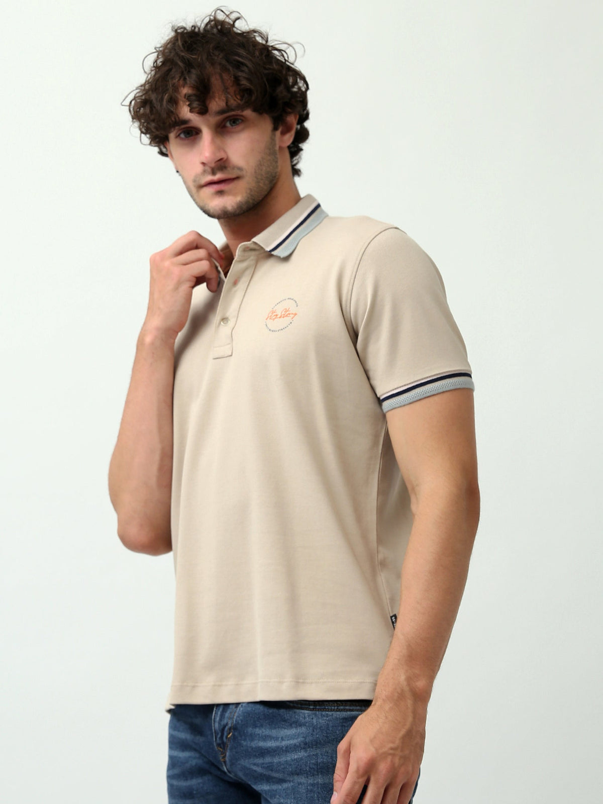 Polo Homme Élégant – Design Moderne avec Détails Colorés et Logo Distinctif - POS24SBPR21750TM1