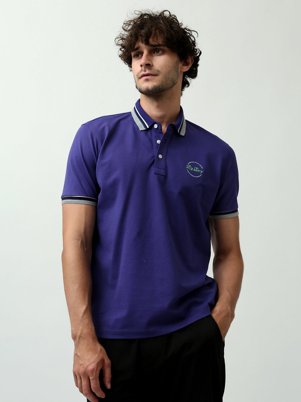 Polo Homme Élégant – Design Moderne avec Détails Colorés et Logo Distinctif - POS24SBPR21750TM1