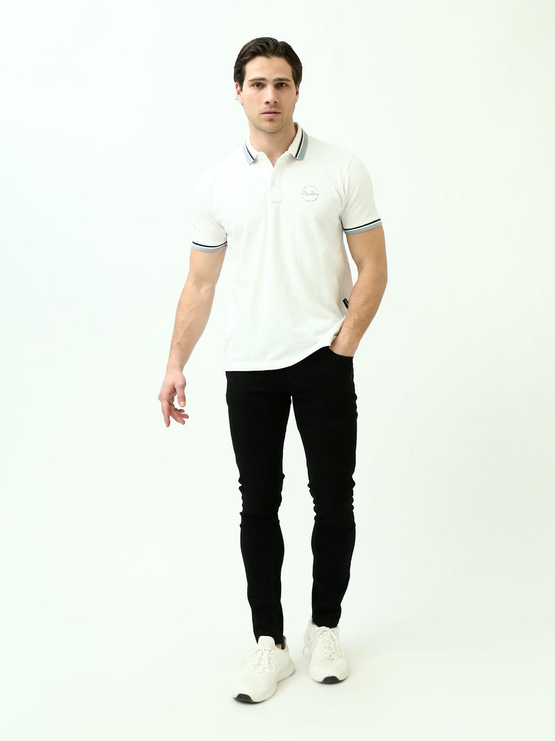 Polo Homme Élégant – Design Moderne avec Détails Colorés et Logo Distinctif - POS24SBPR21750TM1