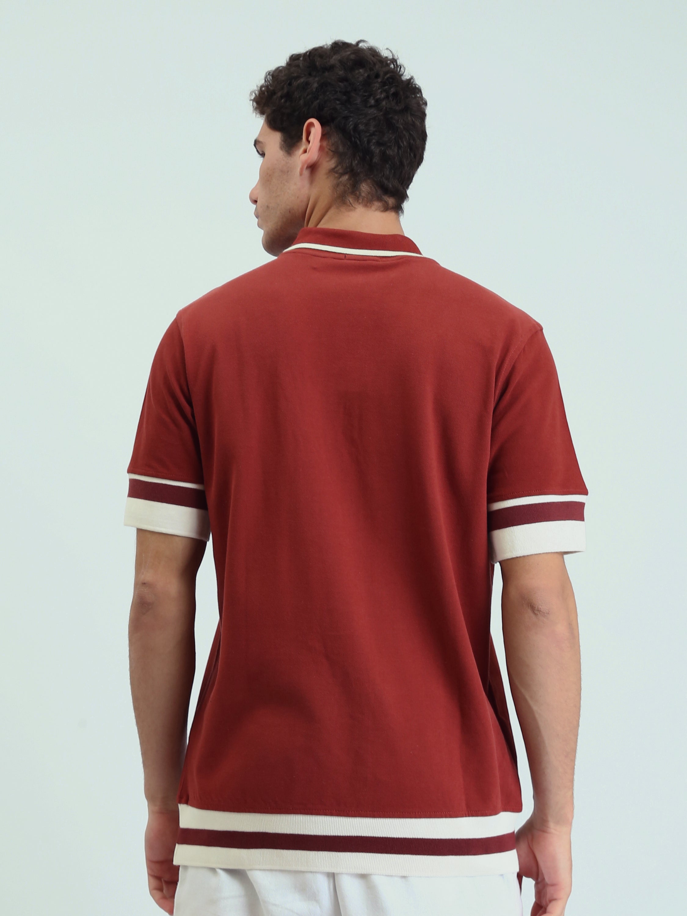 تيشيرت بولو رجالي بتصميم عصري - POS24SBPR21906TM1