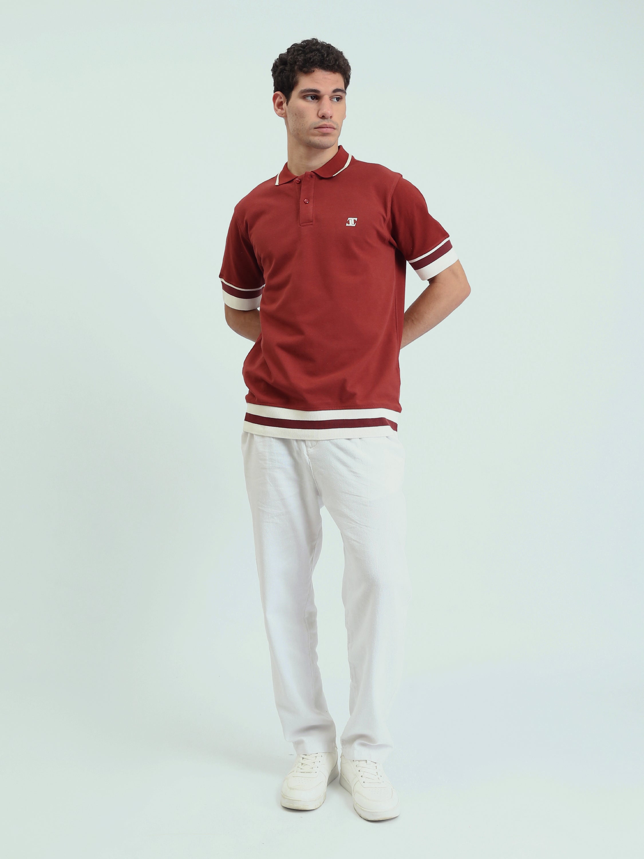 تيشيرت بولو رجالي بتصميم عصري - POS24SBPR21906TM1