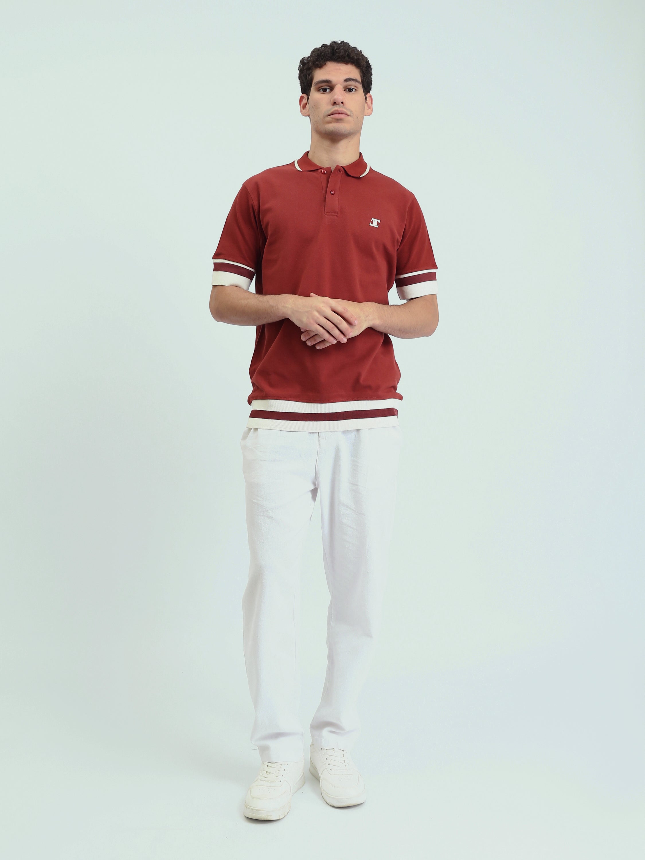 تيشيرت بولو رجالي بتصميم عصري - POS24SBPR21906TM1