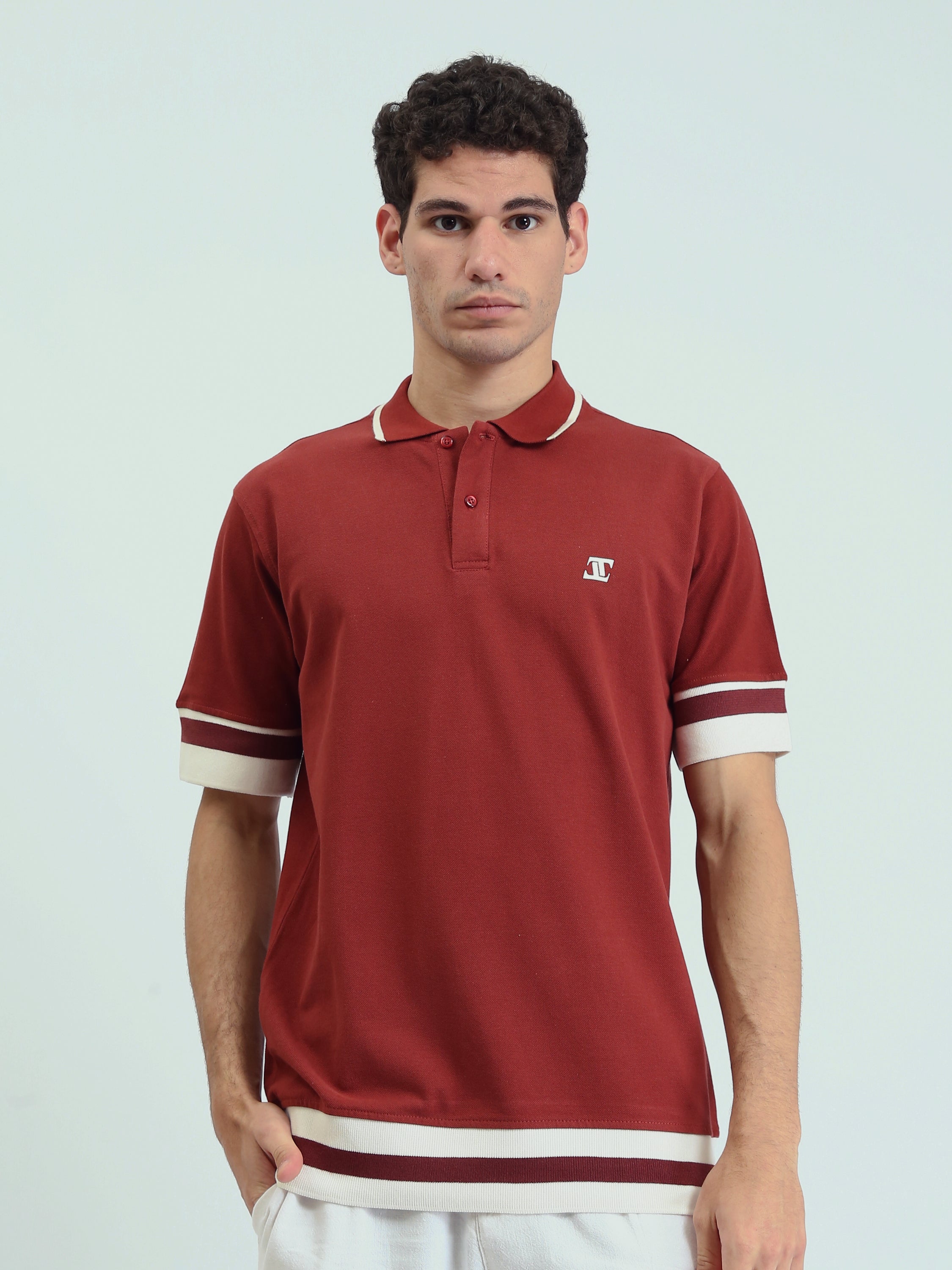 تيشيرت بولو رجالي بتصميم عصري - POS24SBPR21906TM1