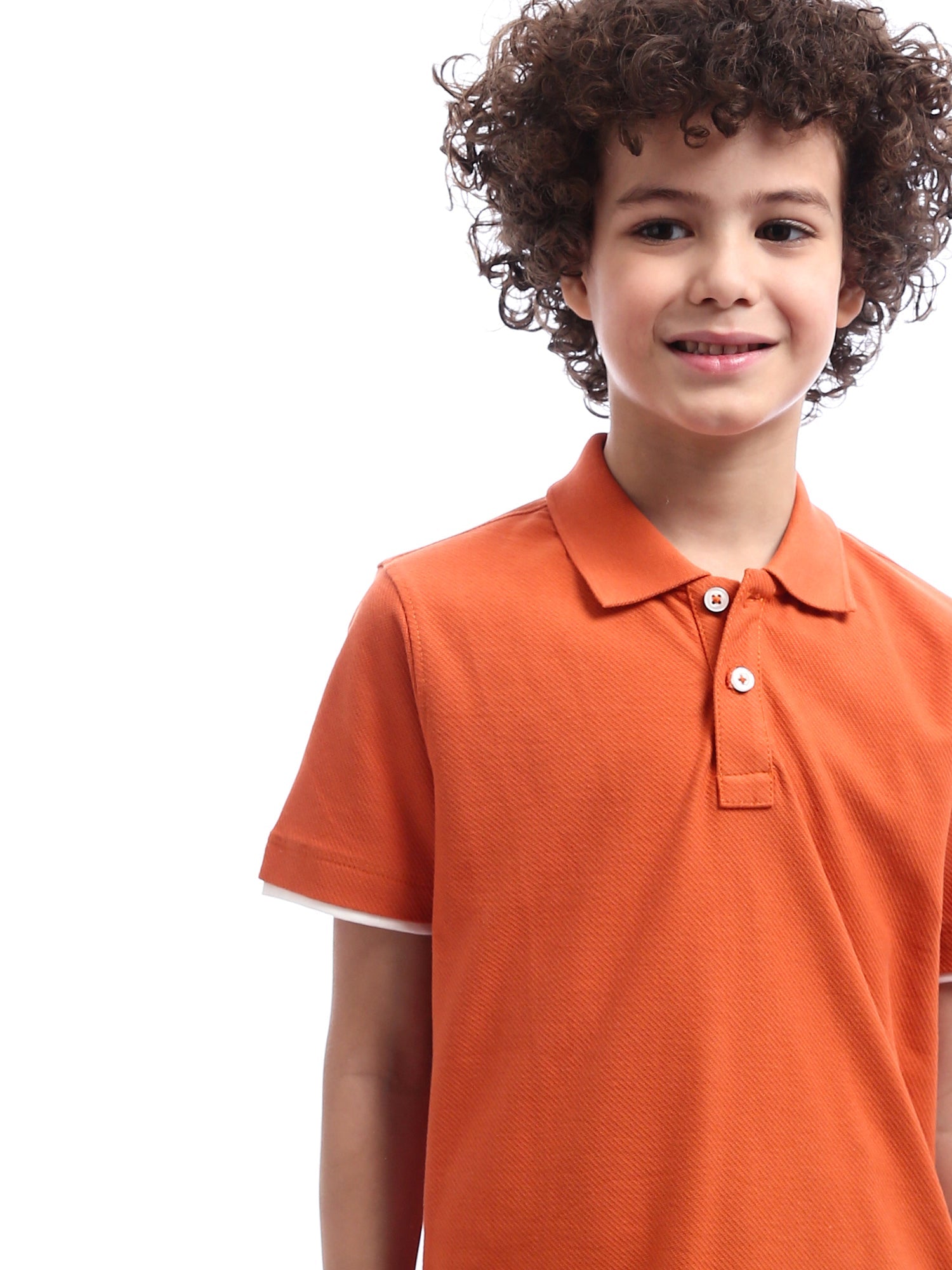 Polo enfant au design moderne avec boutons distinctifs – POS24SBTR21813TB1