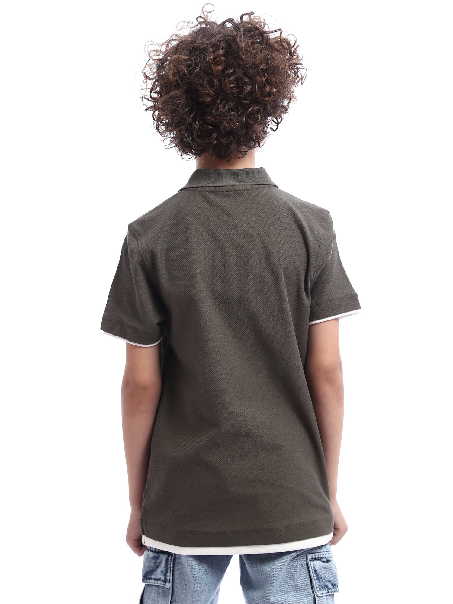 Polo enfant au design moderne avec boutons distinctifs – POS24SBTR21813TB1