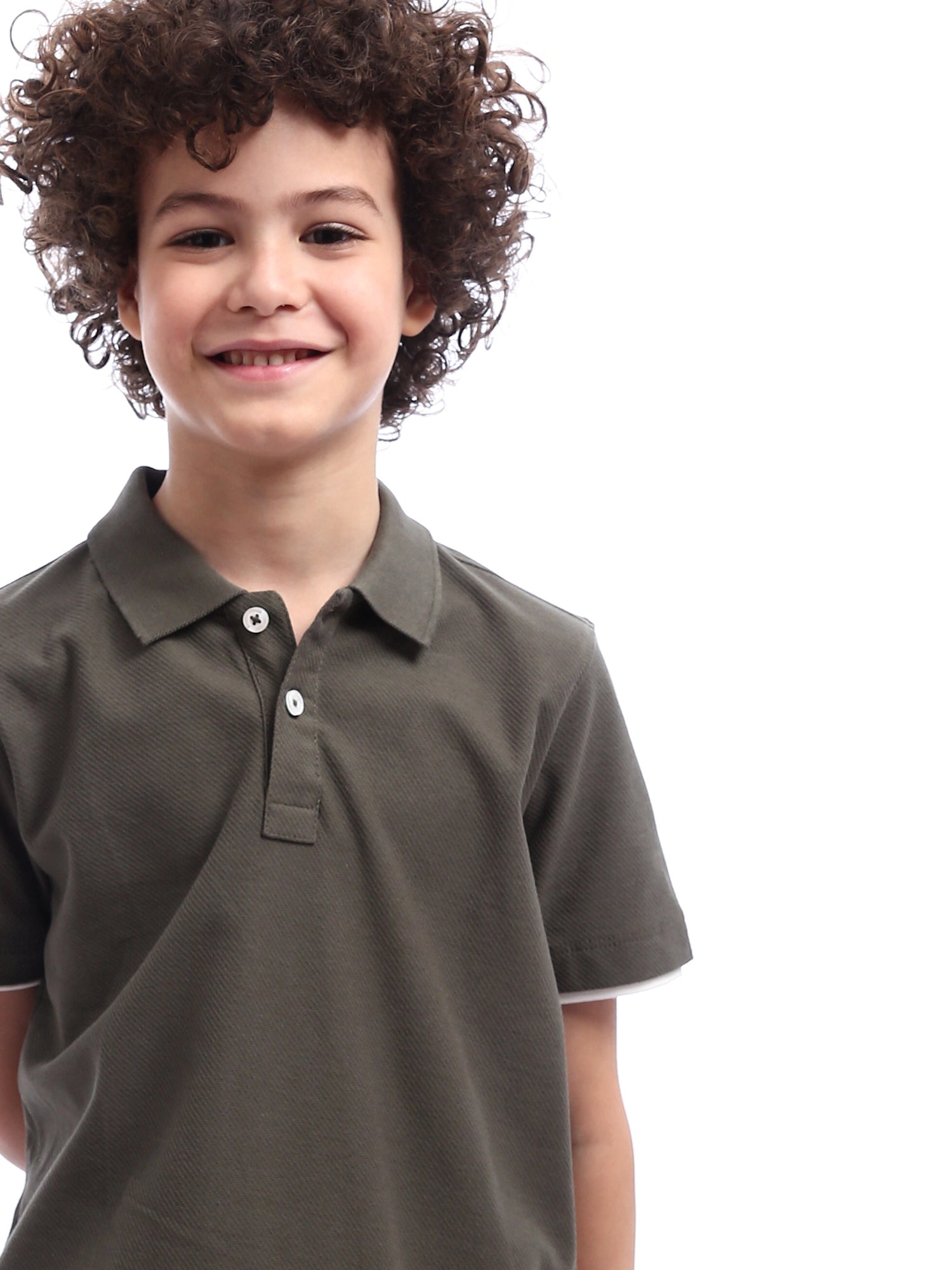 Polo enfant au design moderne avec boutons distinctifs – POS24SBTR21813TB1