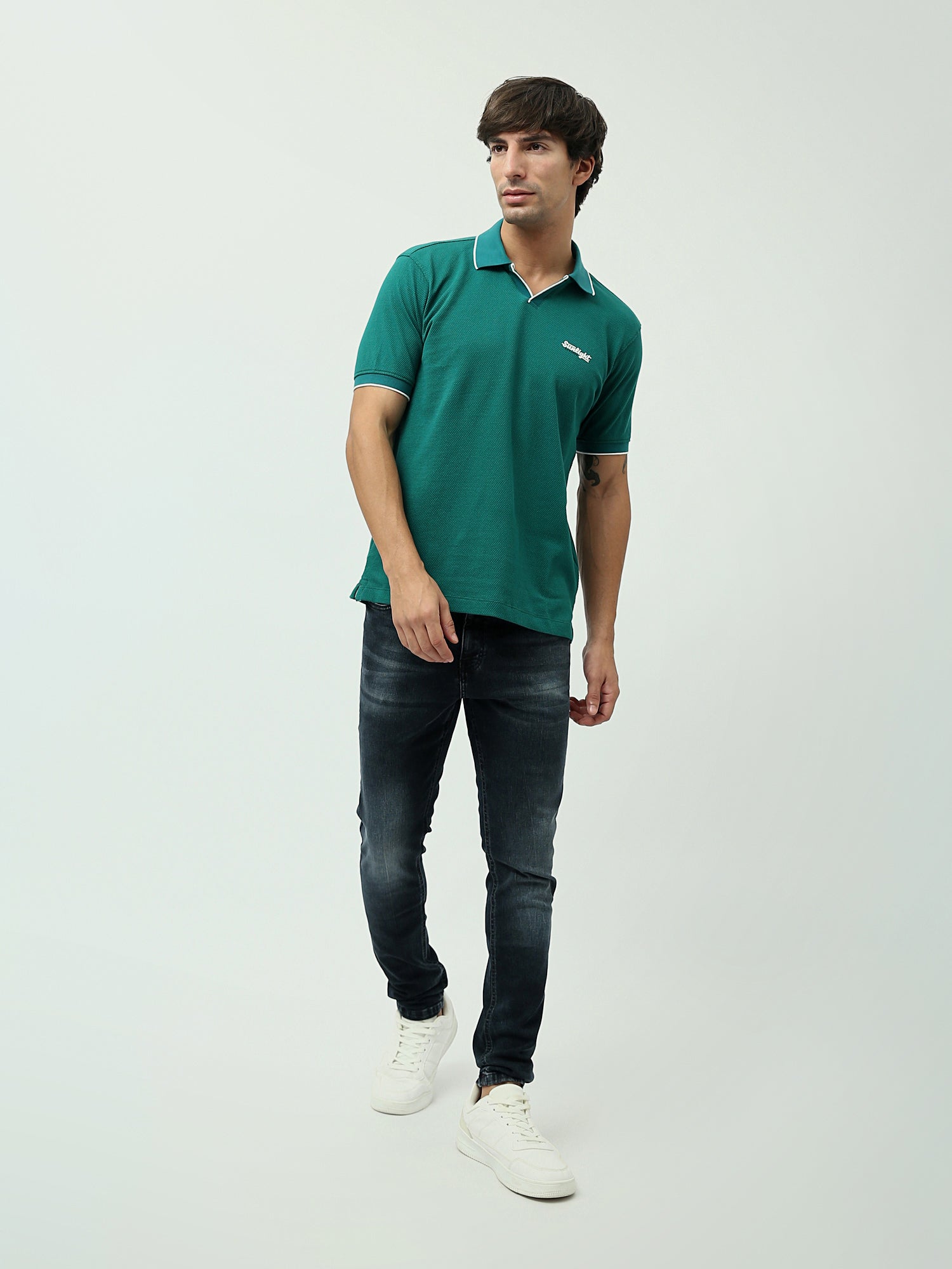 Polo Homme Slim Fit Camel – Style Élégant et Confortable - POS24SBTV21801TM1