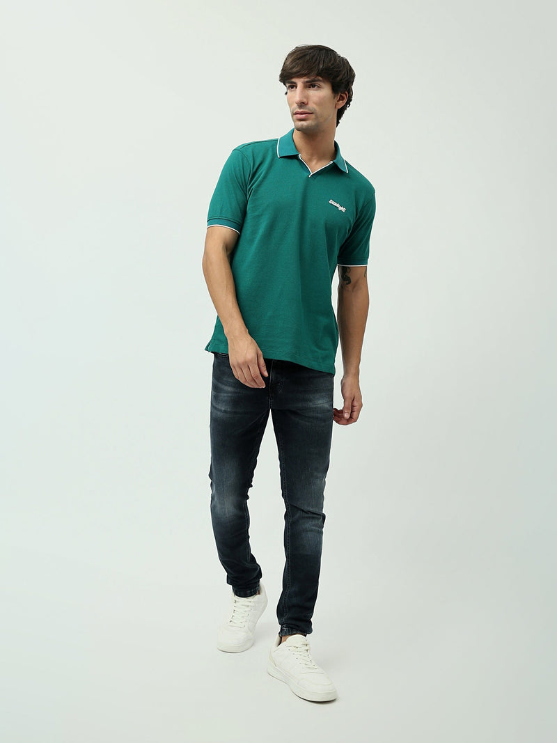 Polo Homme Slim Fit Camel – Style Élégant et Confortable - POS24SBTV21801TM1