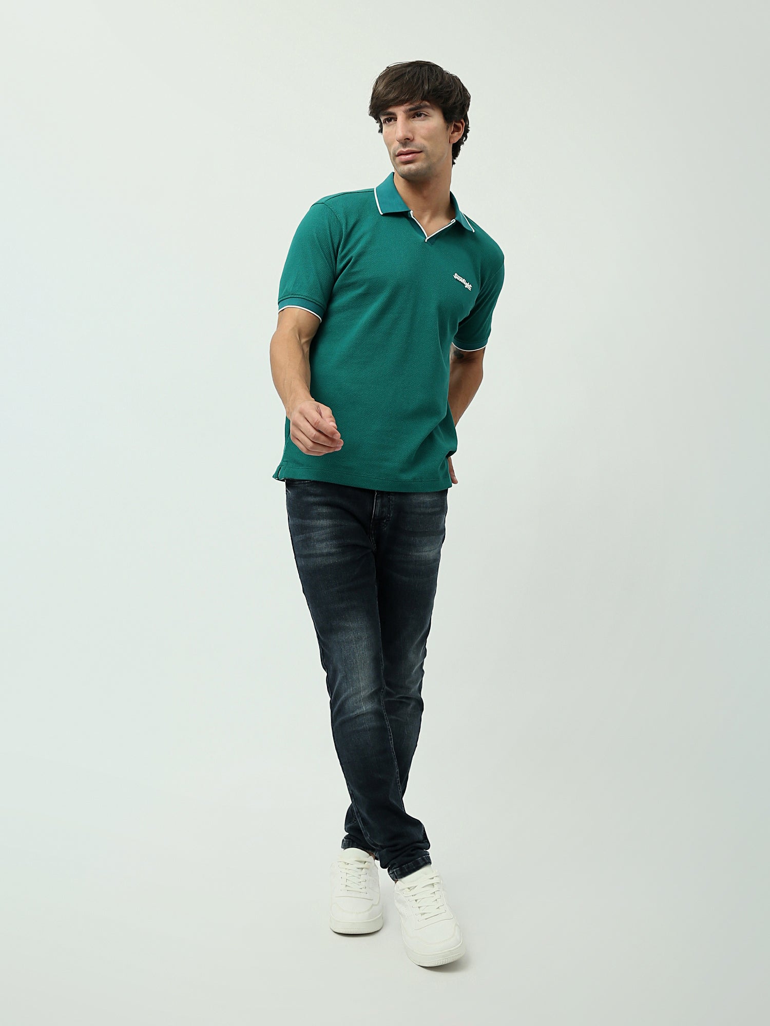 Polo Homme Slim Fit Camel – Style Élégant et Confortable - POS24SBTV21801TM1