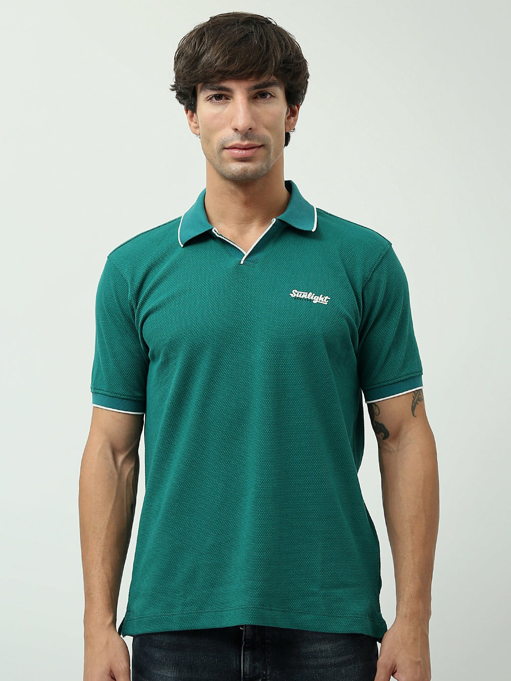 Polo Homme Slim Fit Camel – Style Élégant et Confortable - POS24SBTV21801TM1