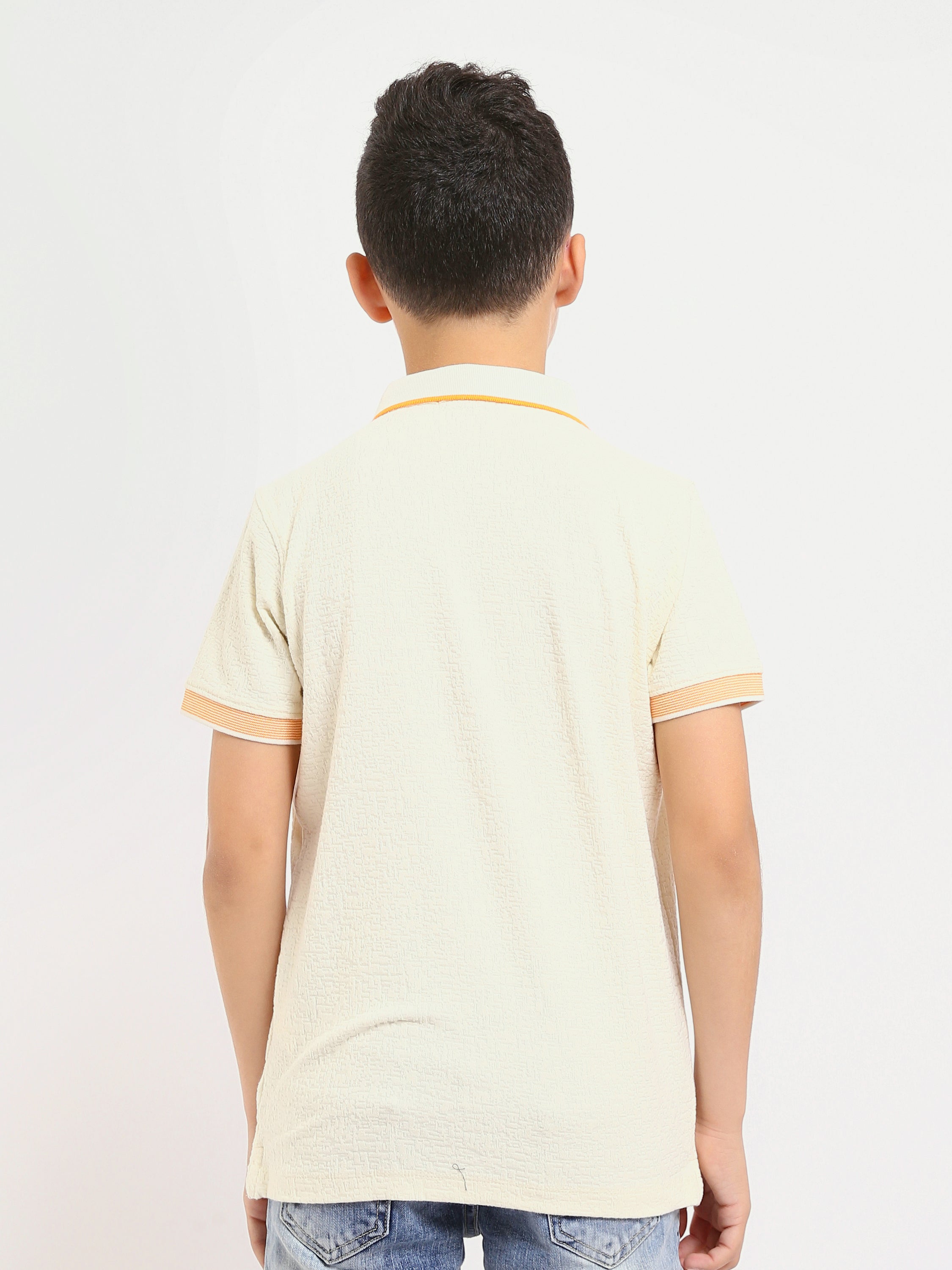 Polo enfant garçon à manches courtes au design classique – POS24SNMR21795TB1
