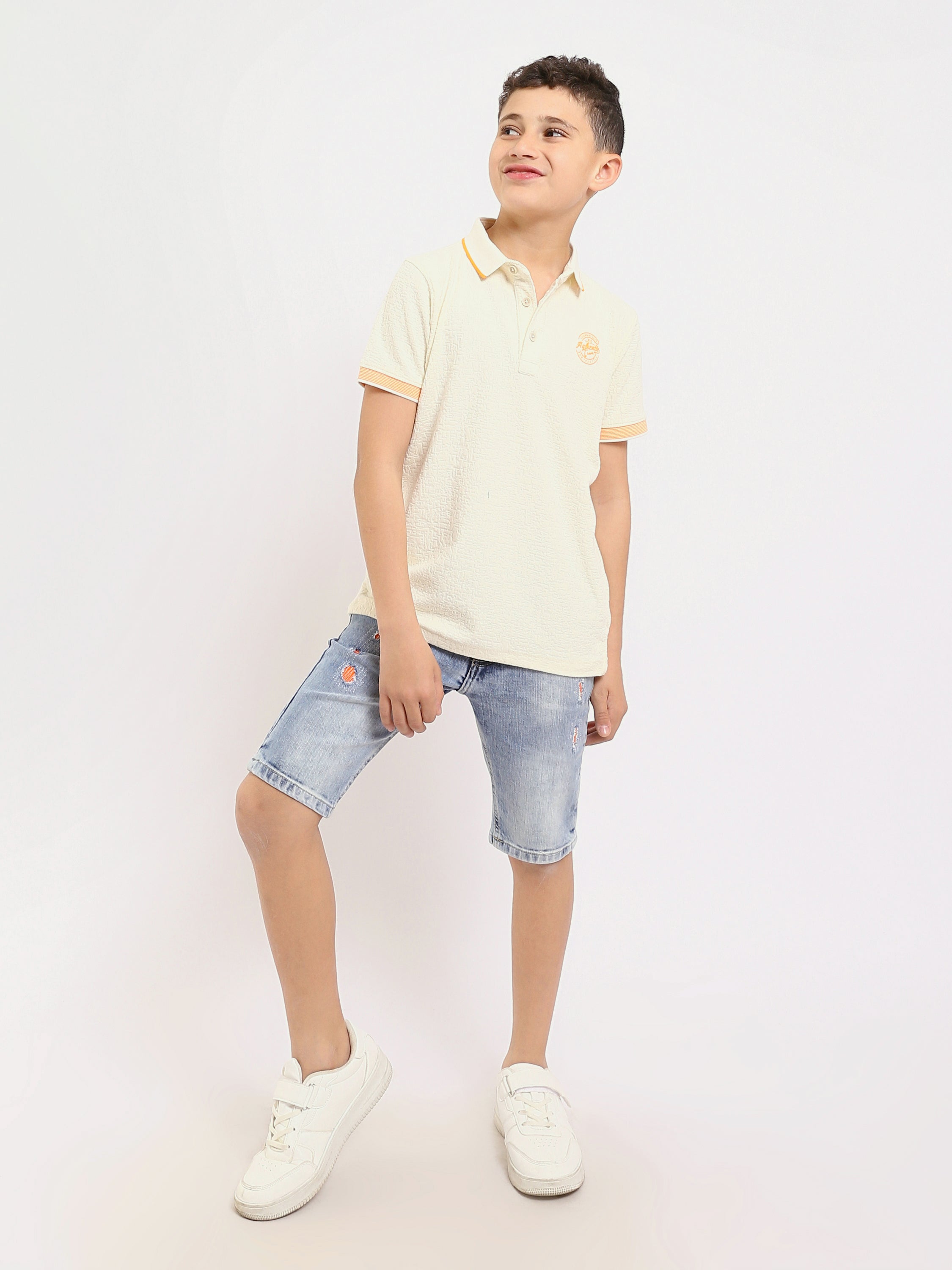 Polo enfant garçon à manches courtes au design classique – POS24SNMR21795TB1