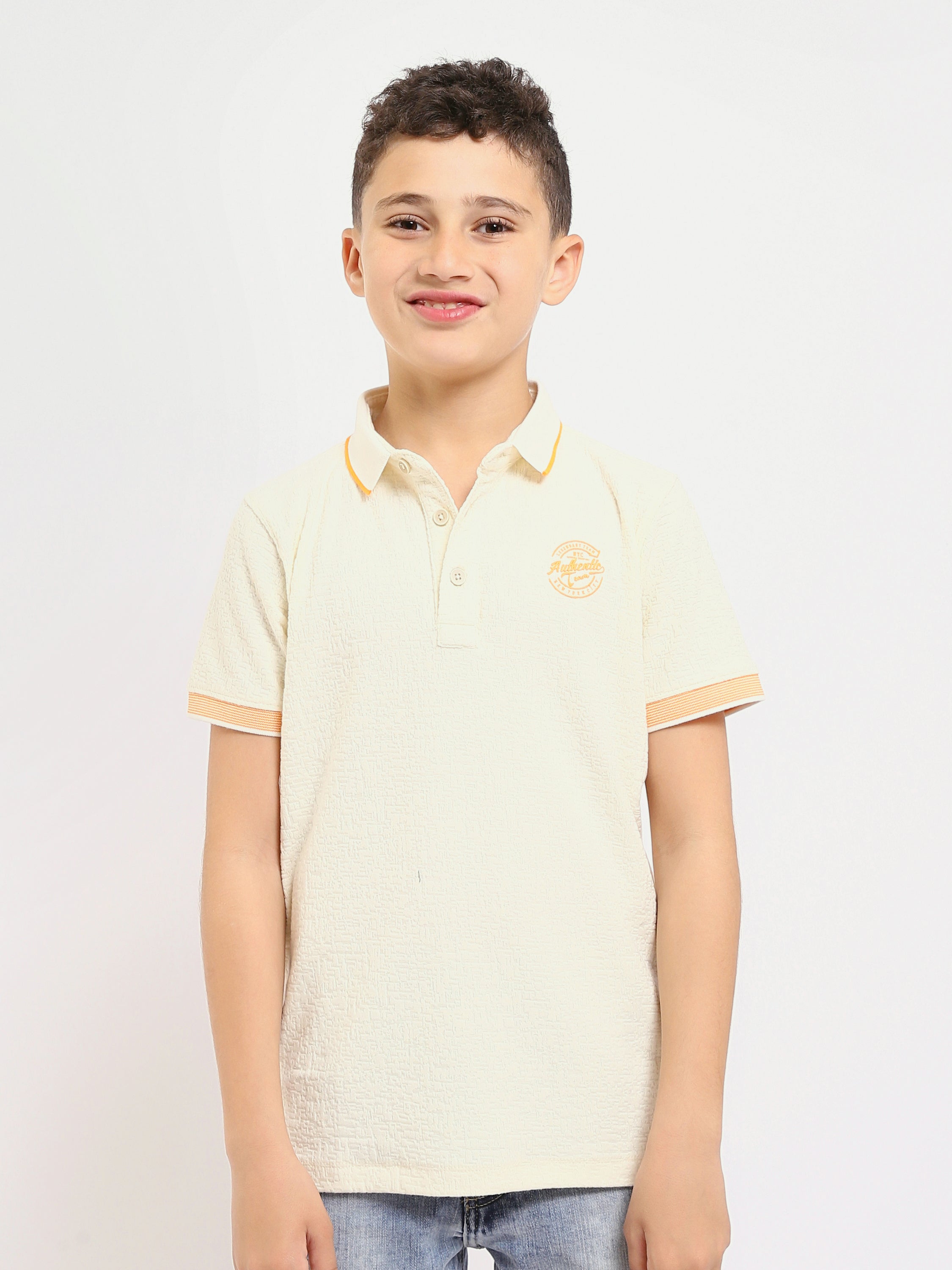 Polo enfant garçon à manches courtes au design classique – POS24SNMR21795TB1