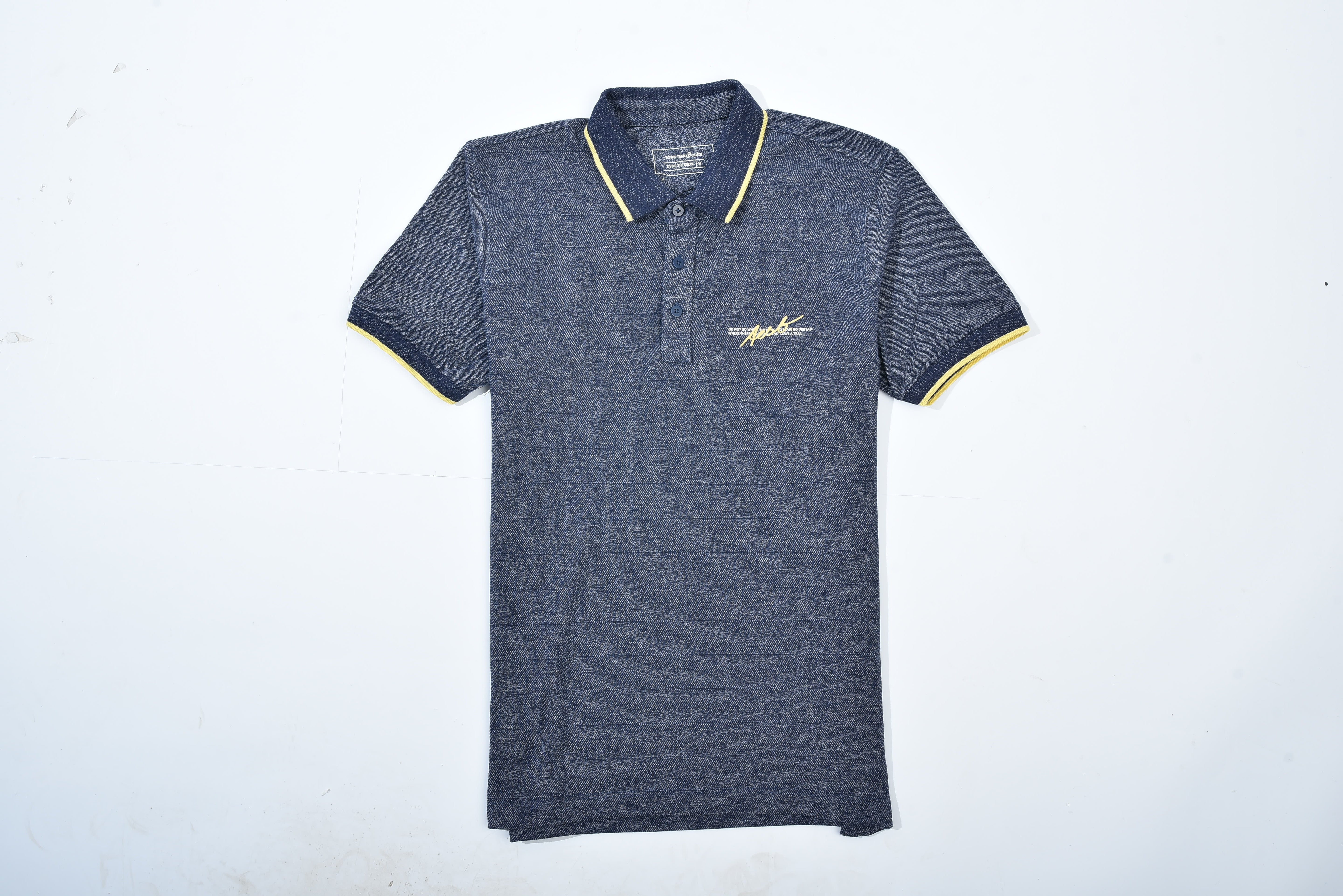 Polo pour homme décoré à manches courtes - Design moderne avec logo - POS24SNPR21830TM1