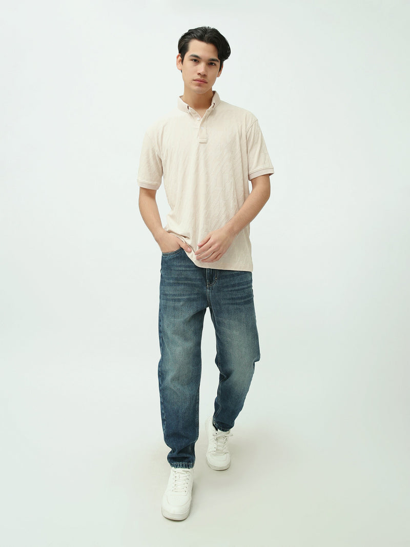 Polo Homme Regular Fit Uni Élégant à Manches Courtes - POS24SNTR21771TM1