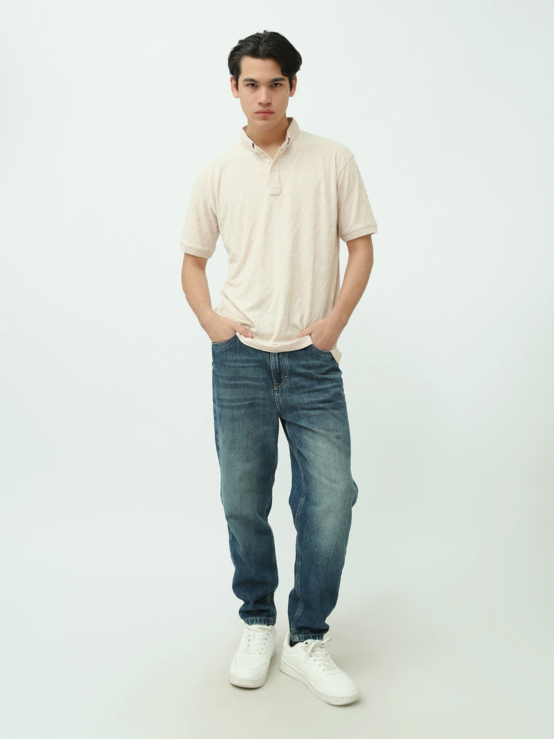 Polo Homme Regular Fit Uni Élégant à Manches Courtes - POS24SNTR21771TM1
