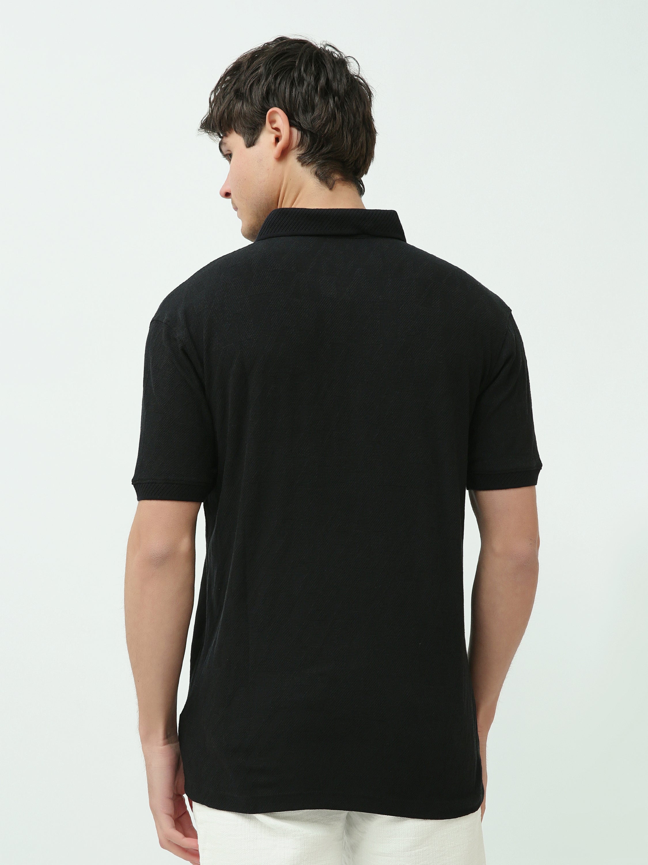 Polo Homme Regular Fit Uni Élégant à Manches Courtes - POS24SNTR21771TM1