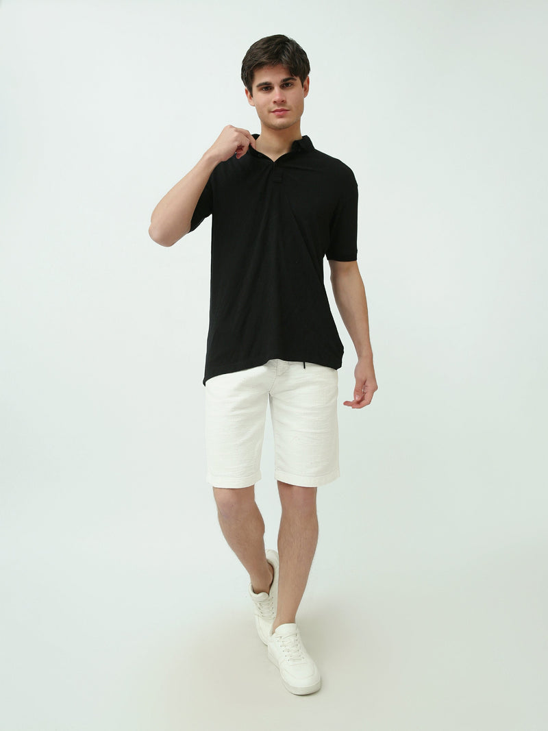 Polo Homme Regular Fit Uni Élégant à Manches Courtes - POS24SNTR21771TM1