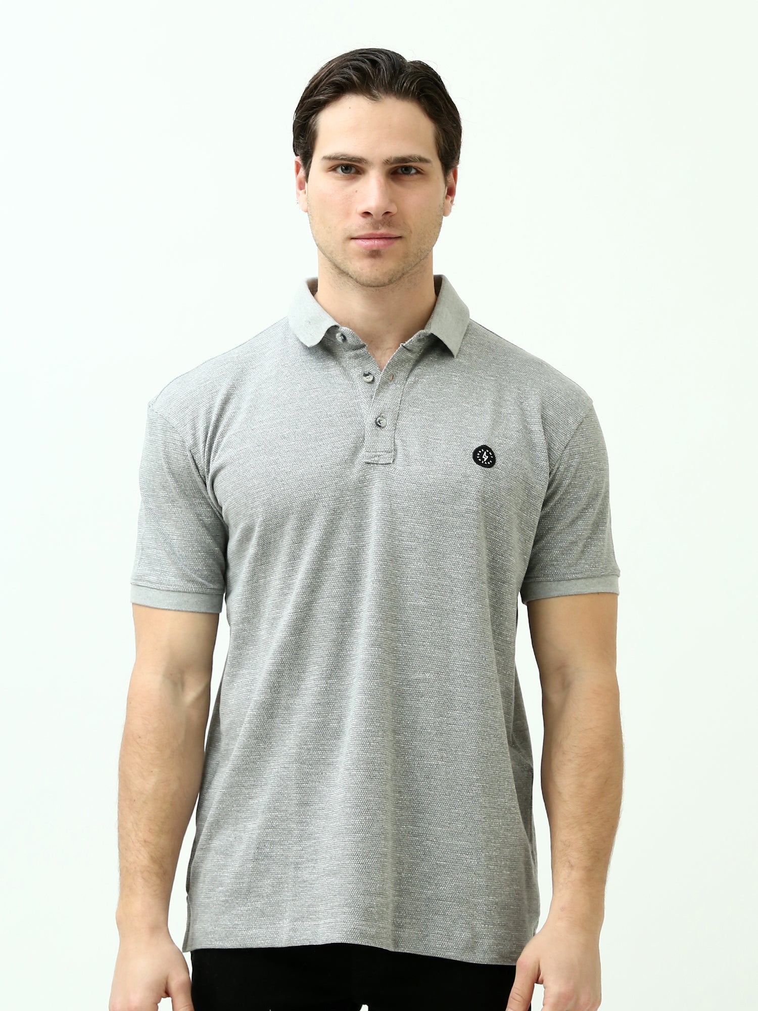 Polo Homme Regular Fit – Gris – POS24SNTR21833TM1